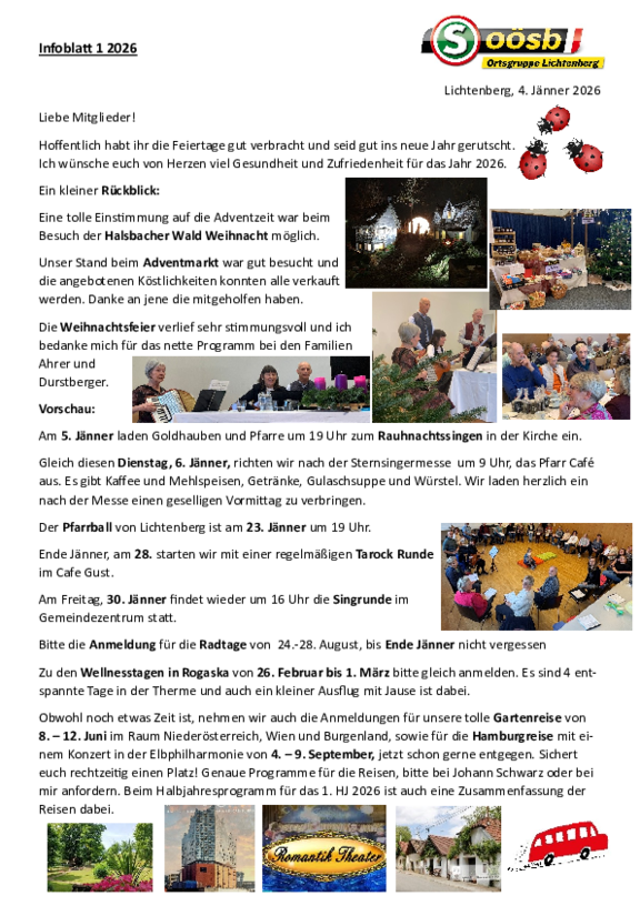 Infoblatt 1/2026 Infoblatt 1/2026