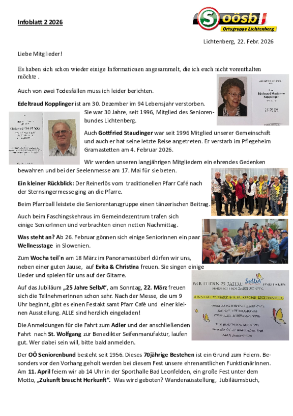 Infoblatt 2/2026 Infoblatt 2/2026